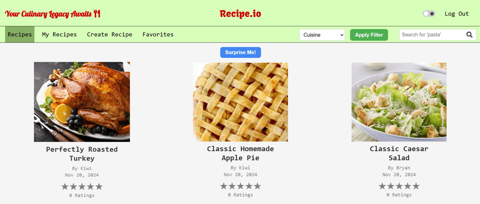 Recipe.io