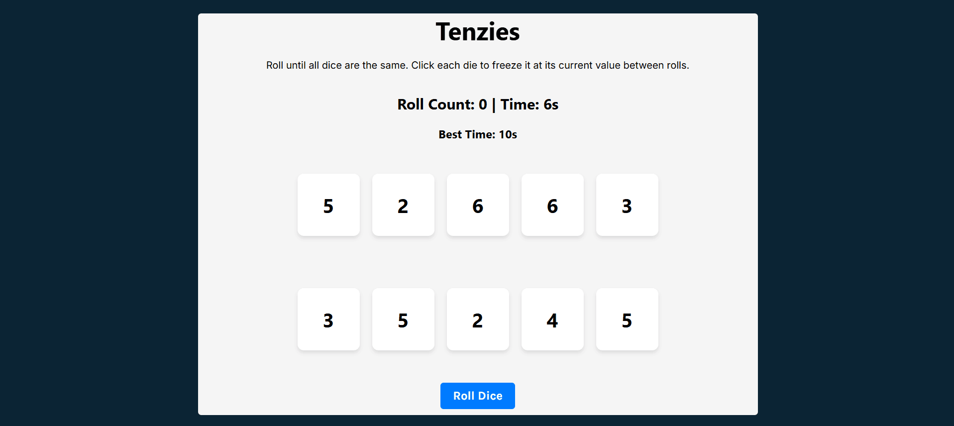 Tenzies